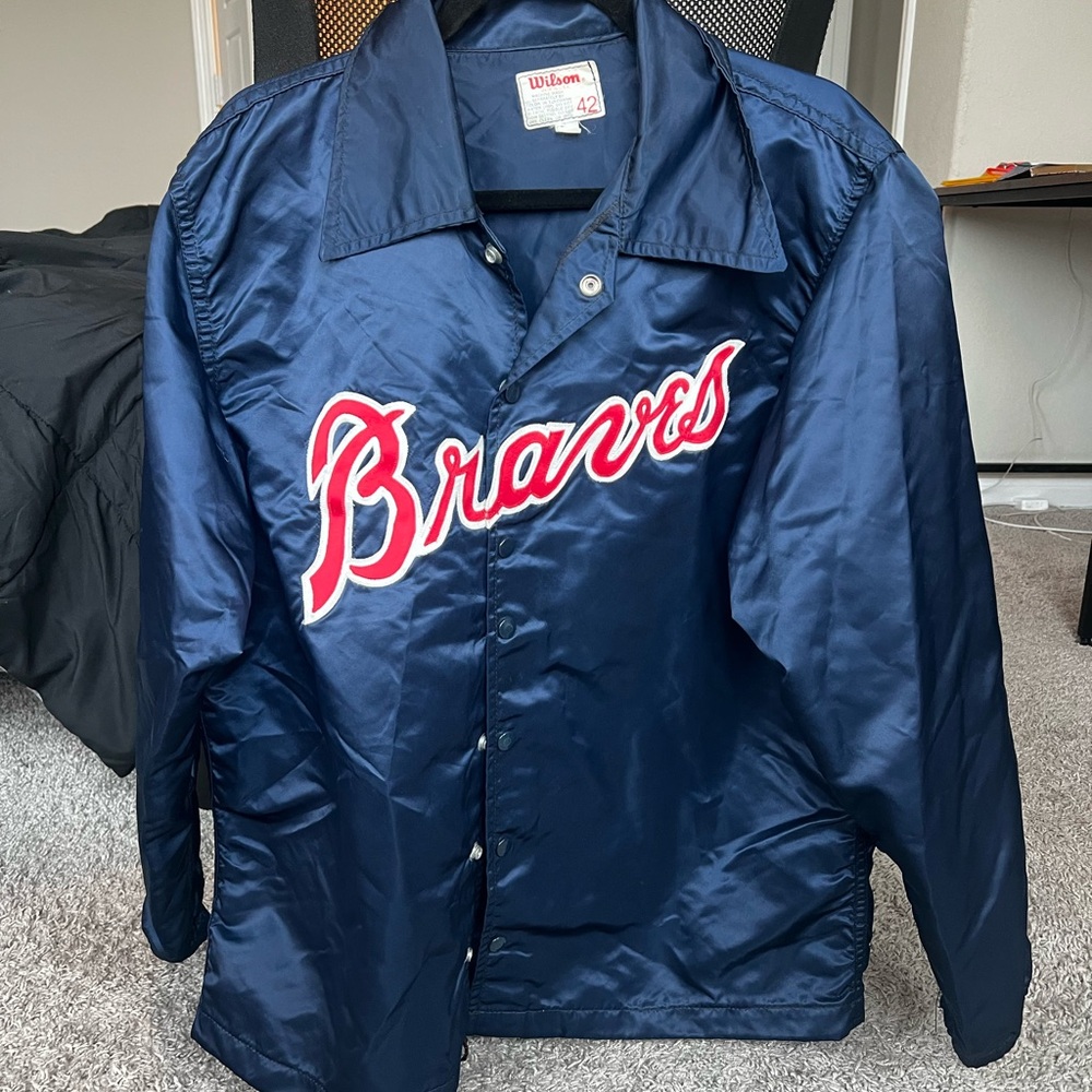 Vintage mint condition Wilson Blue and Red Varsity Bomber Jacket